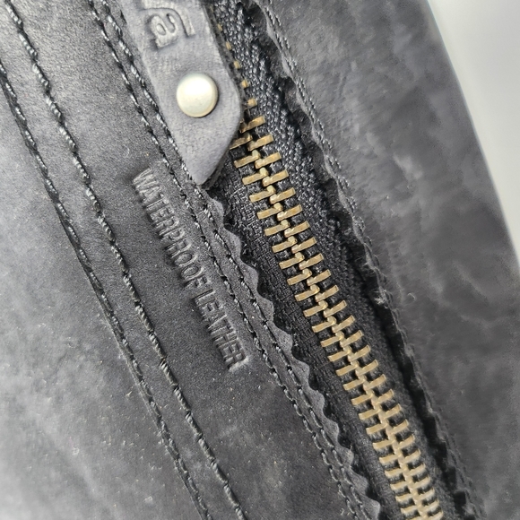 Teva | Tall Foxy Waterproof Leather Heeled Boots Size 9 - Picture 6 of 10